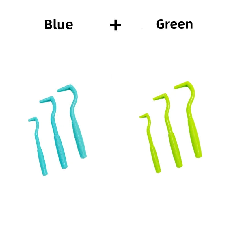 Loppbortagare Set - 3 Storlekar för Säker Borttagning av Loppor & Fästingar