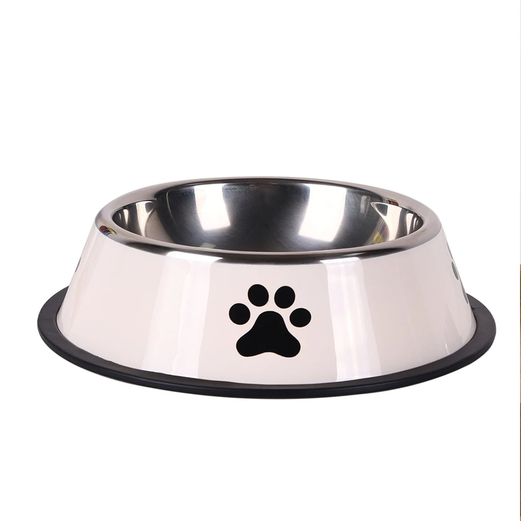 Stainless Steel Pet Bowl Cat  Dog Food Bowl Multi-Specification Anti-fall Food Bowl Food Bowl Feeding Pet Supplies 16 To 22 Cm