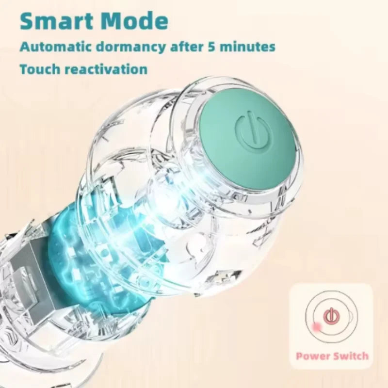 Elektrisk Kattboll - Automatisk Interaktiv Leksak för Inomhuskattar